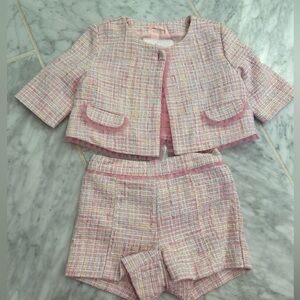 Janie and Jack Gorgeous Easter Tweed Set